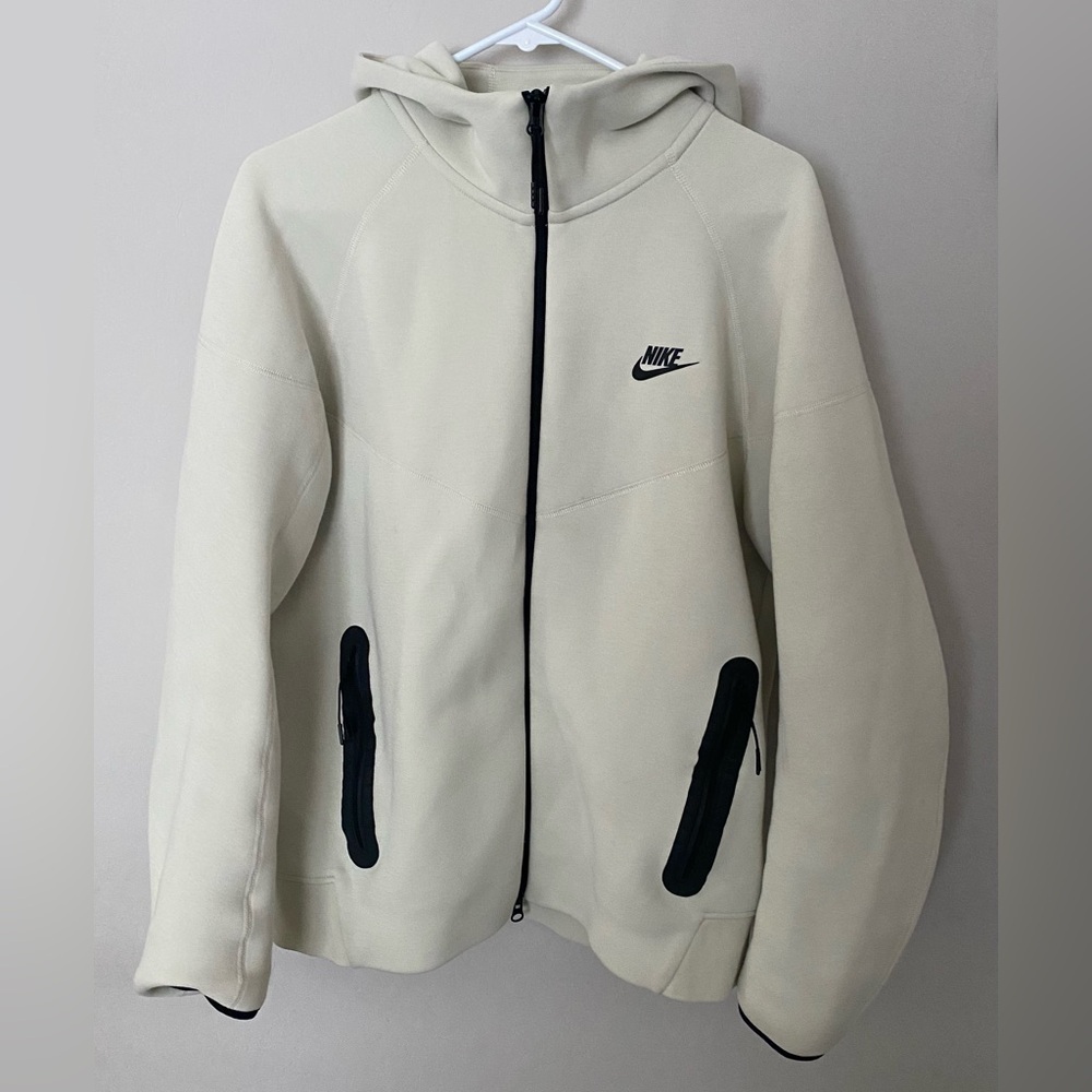 Nike Cream Hoodie with Black Accents